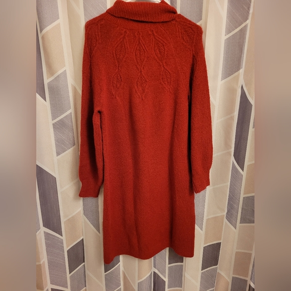 Soft Surroundings Ellen Rose/Pink Sweater Dress women's Small - Picture 6 of 7